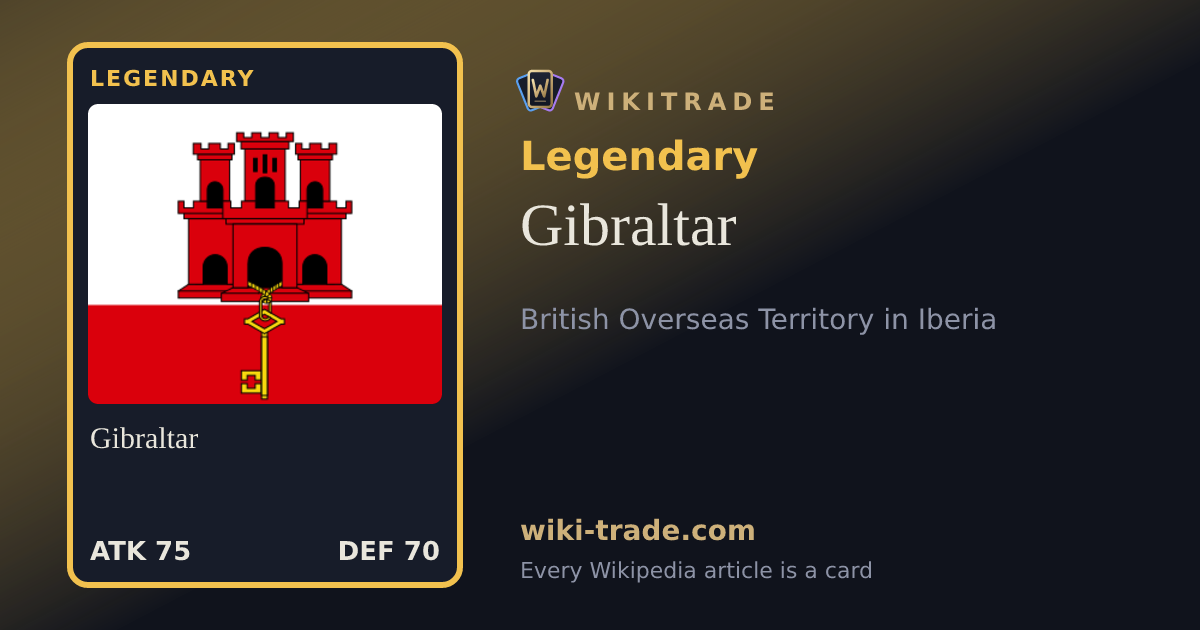 Gibraltar — Legendary card