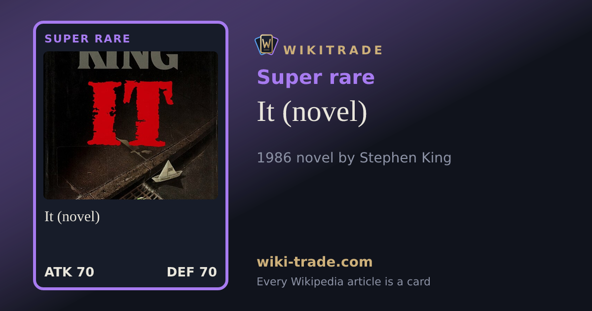 It (novel) — Super rare card