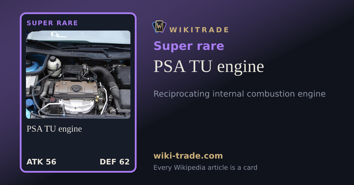 PSA TU engine — Super rare card