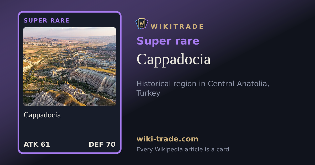 Cappadocia — Super rare card