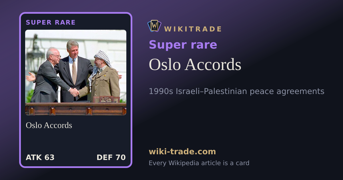 Oslo Accords — Super rare card