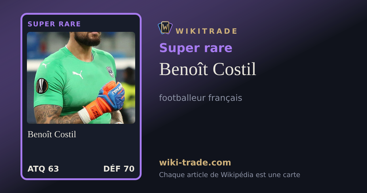 Benoît Costil — carte Super rare