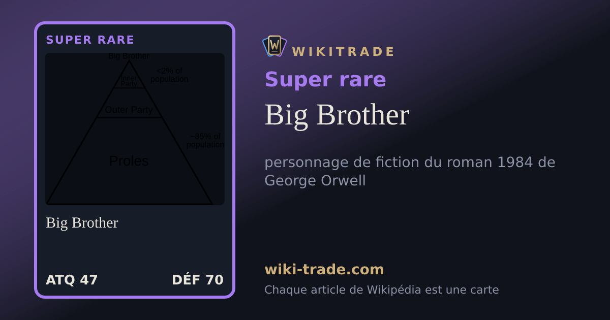 Big Brother — carte Super rare
