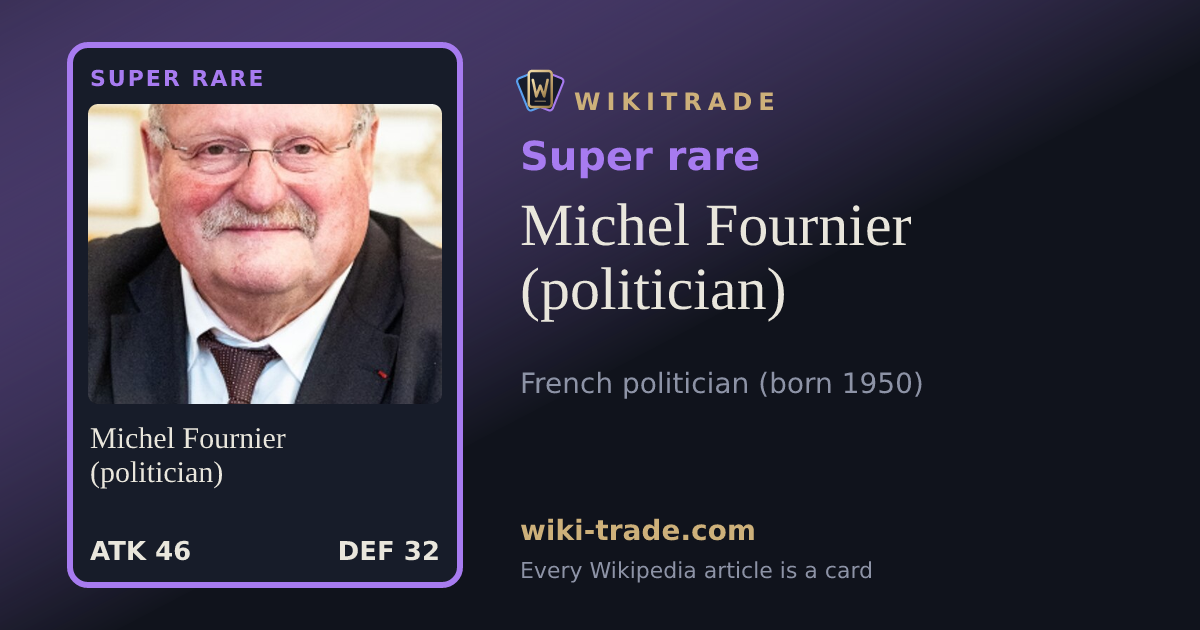 Michel Fournier (politician) — Super rare card