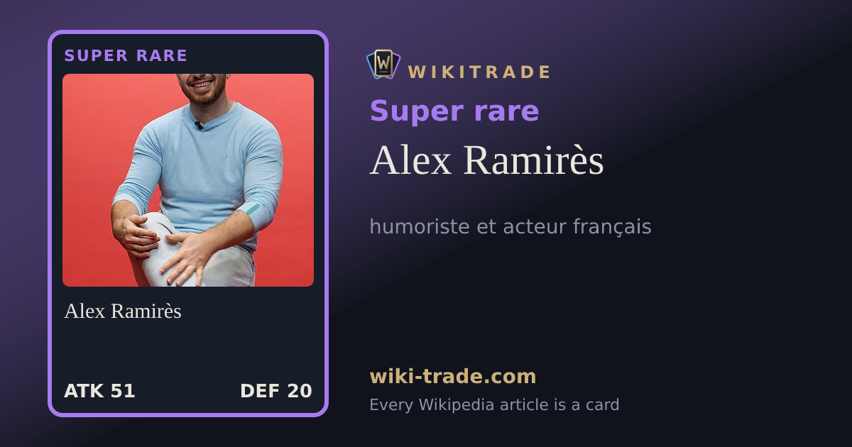 Alex Ramirès — Super rare card