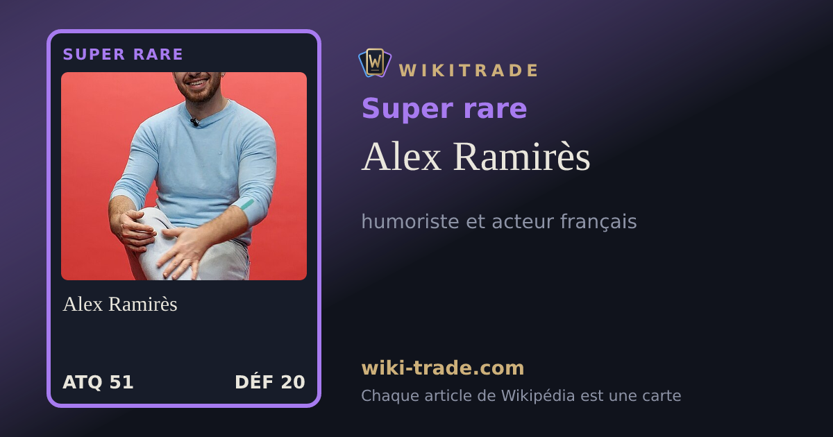 Alex Ramirès — carte Super rare