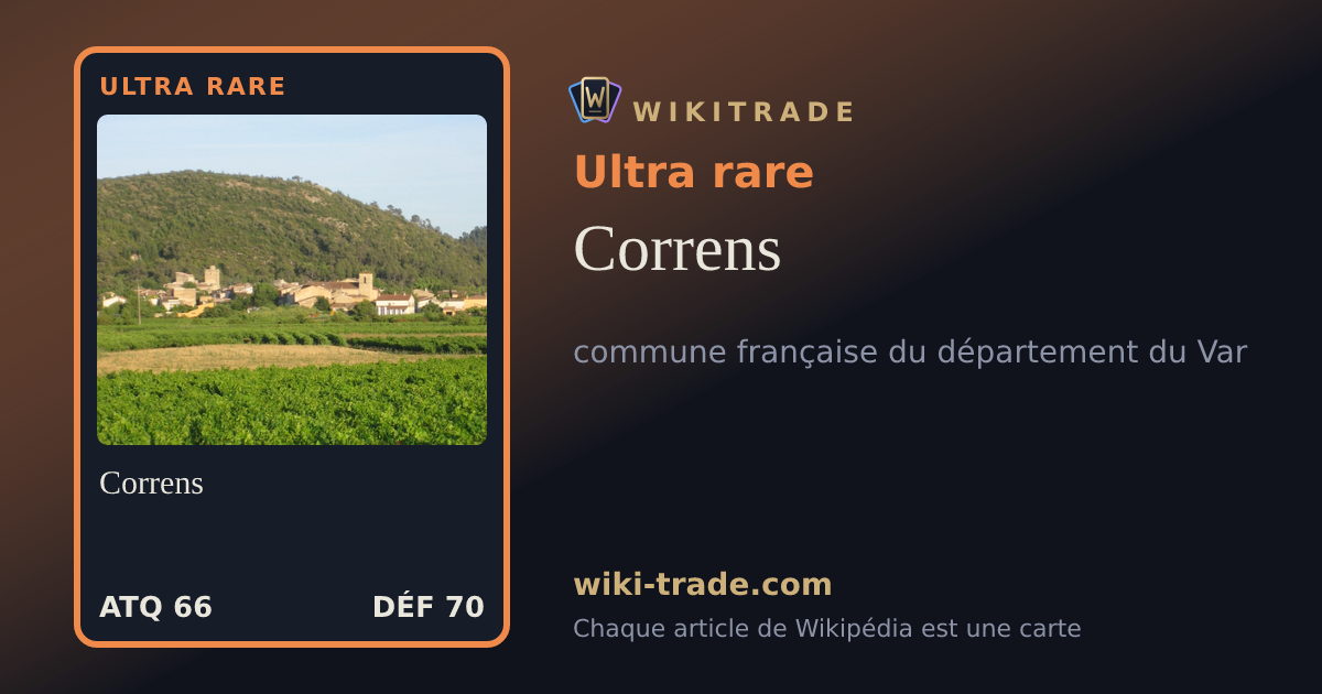 Correns — carte Ultra rare