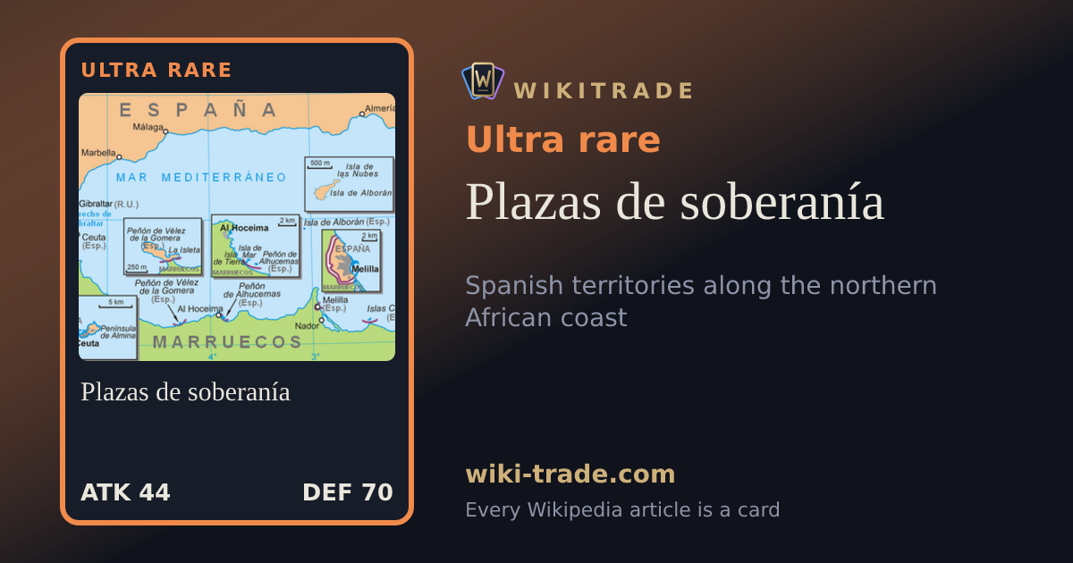 Plazas de soberanía — Ultra rare card