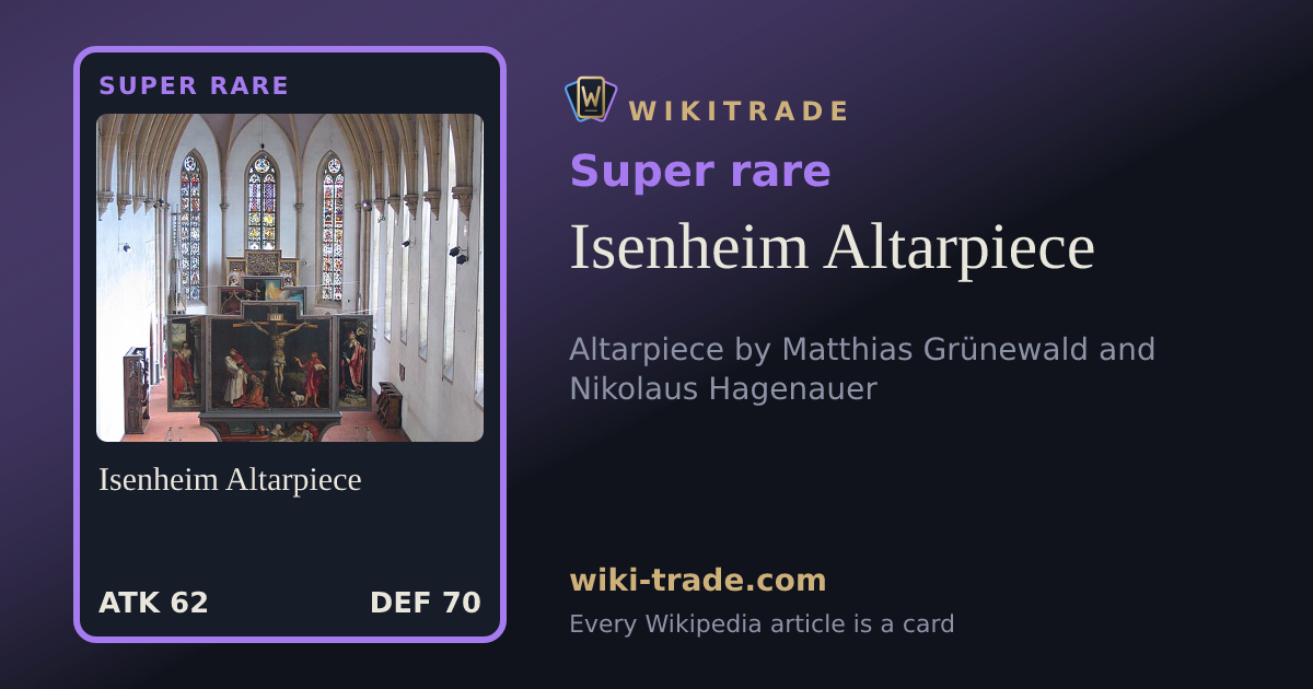 Isenheim Altarpiece — Super rare card
