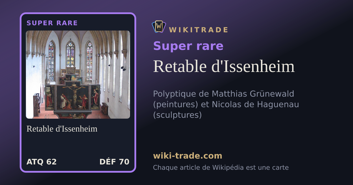 Retable d'Issenheim — carte Super rare