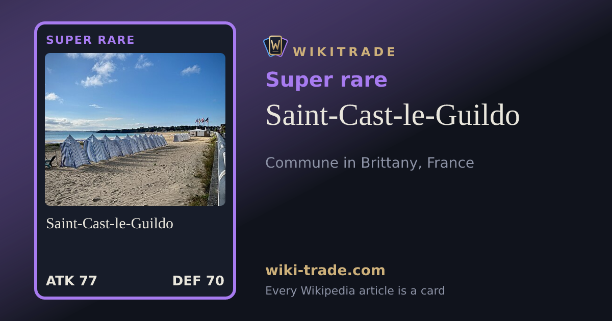 Saint-Cast-le-Guildo — Super rare card