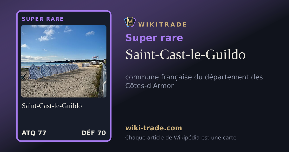 Saint-Cast-le-Guildo — carte Super rare