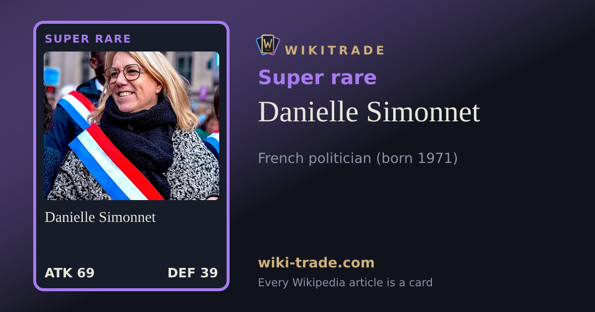 Danielle Simonnet — Super rare card