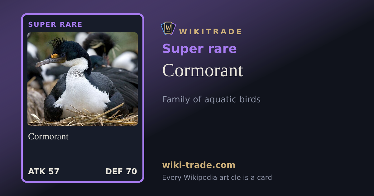 Cormorant — Super rare card