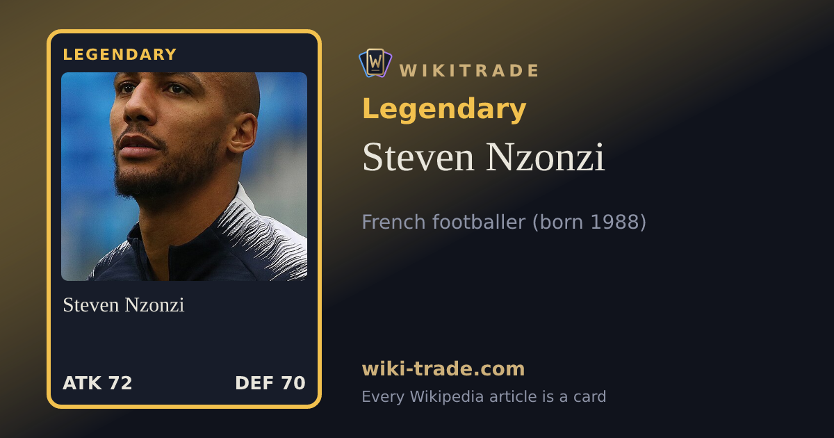 Steven Nzonzi — Legendary card