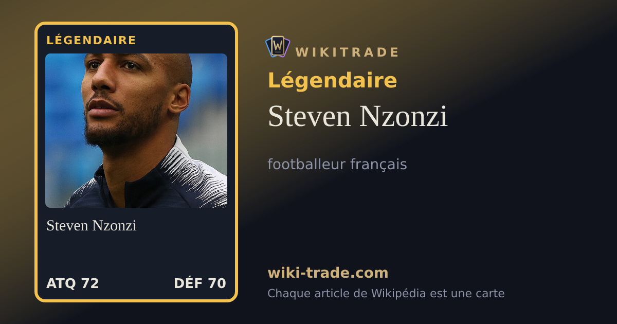 Steven Nzonzi — carte Légendaire