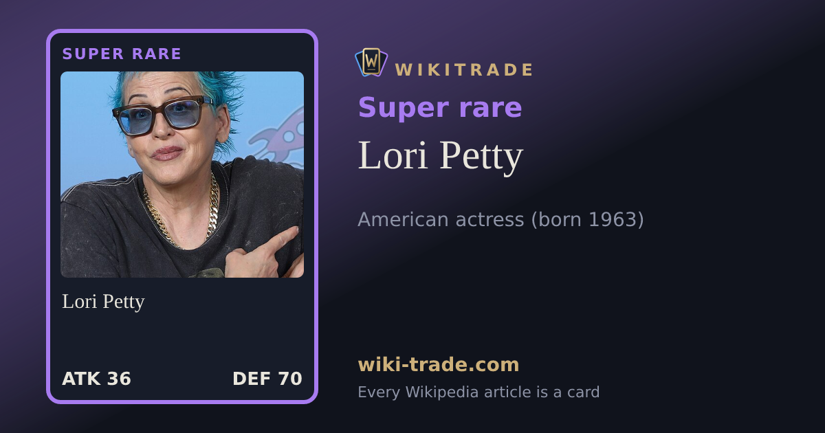 Lori Petty — Super rare card