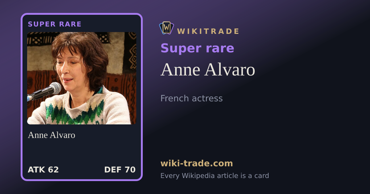 Anne Alvaro — Super rare card