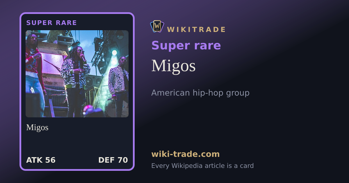 Migos — Super rare card