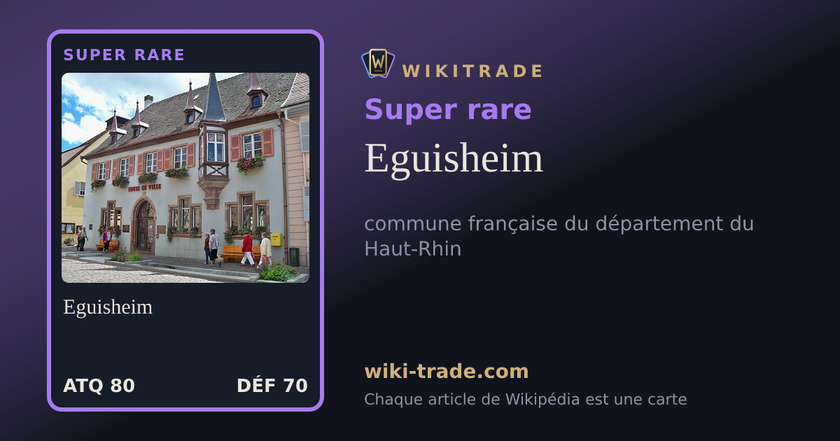 Eguisheim — carte Super rare