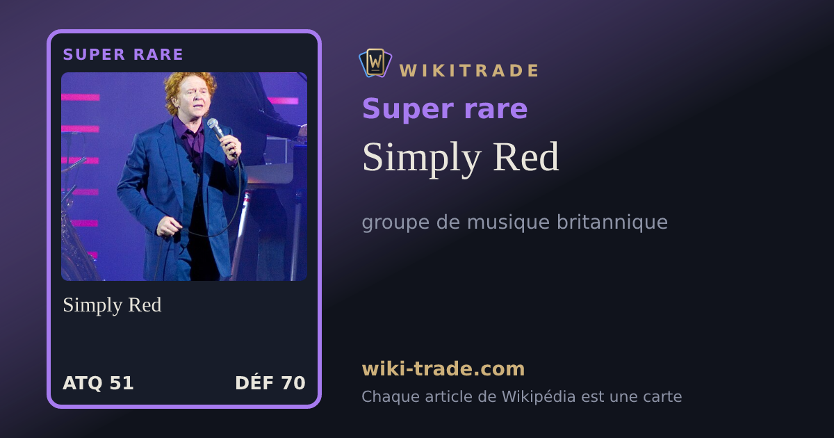 Simply Red — carte Super rare