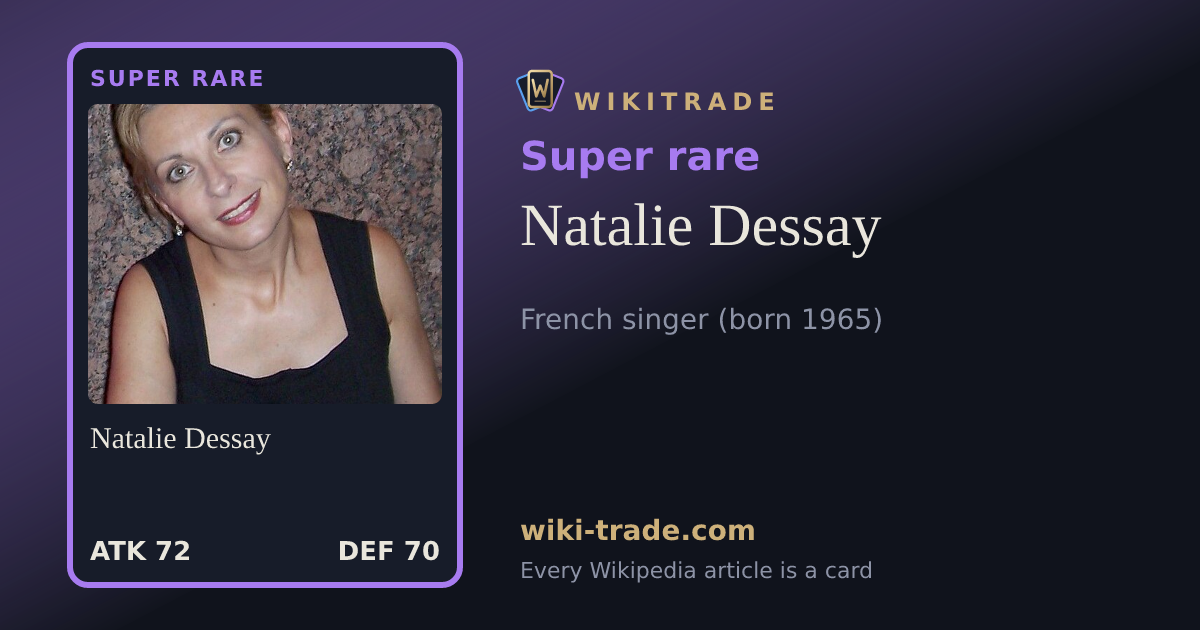 Natalie Dessay — Super rare card