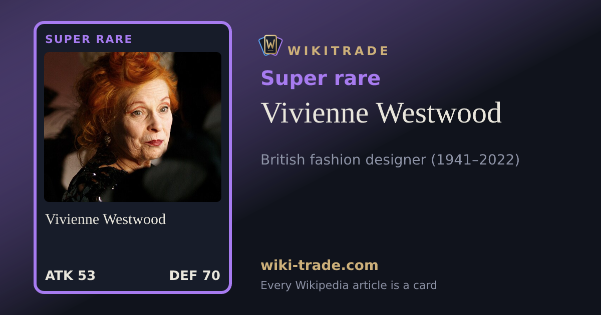 Vivienne Westwood — Super rare card