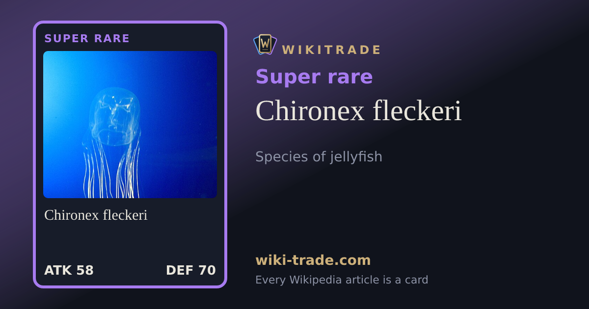 Chironex fleckeri — Super rare card