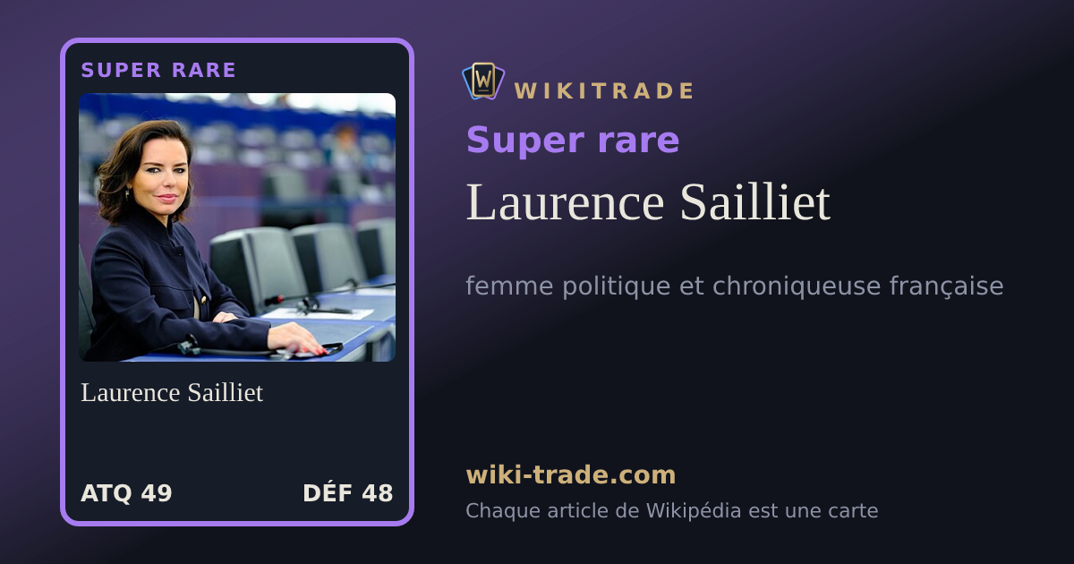 Laurence Sailliet — carte Super rare
