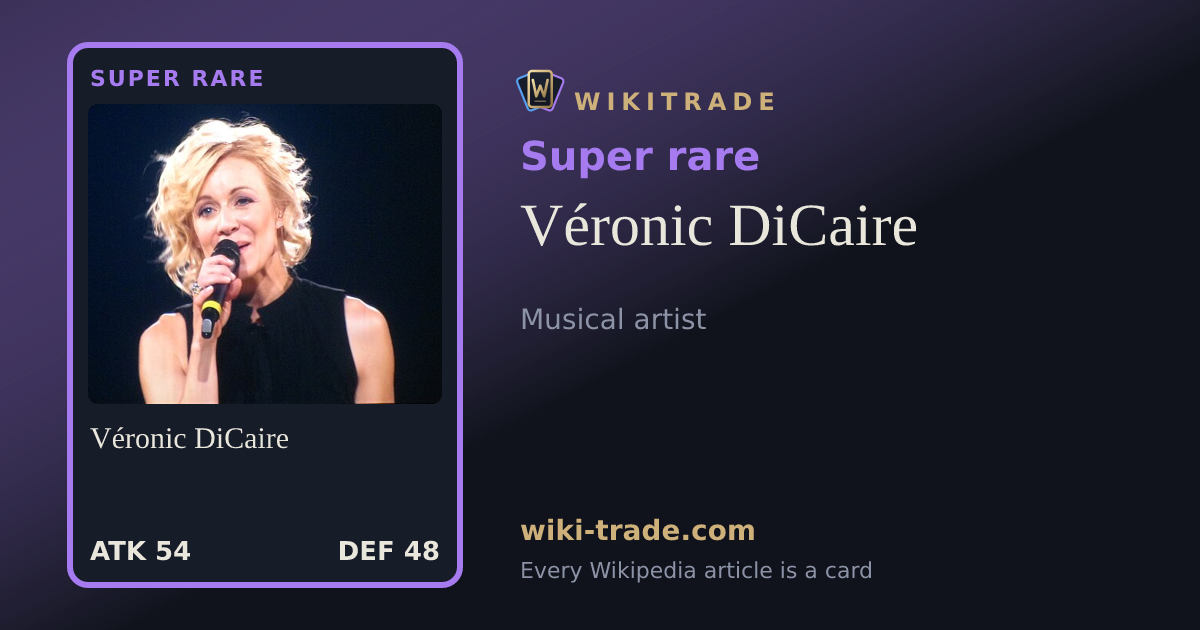 Véronic DiCaire — Super rare card