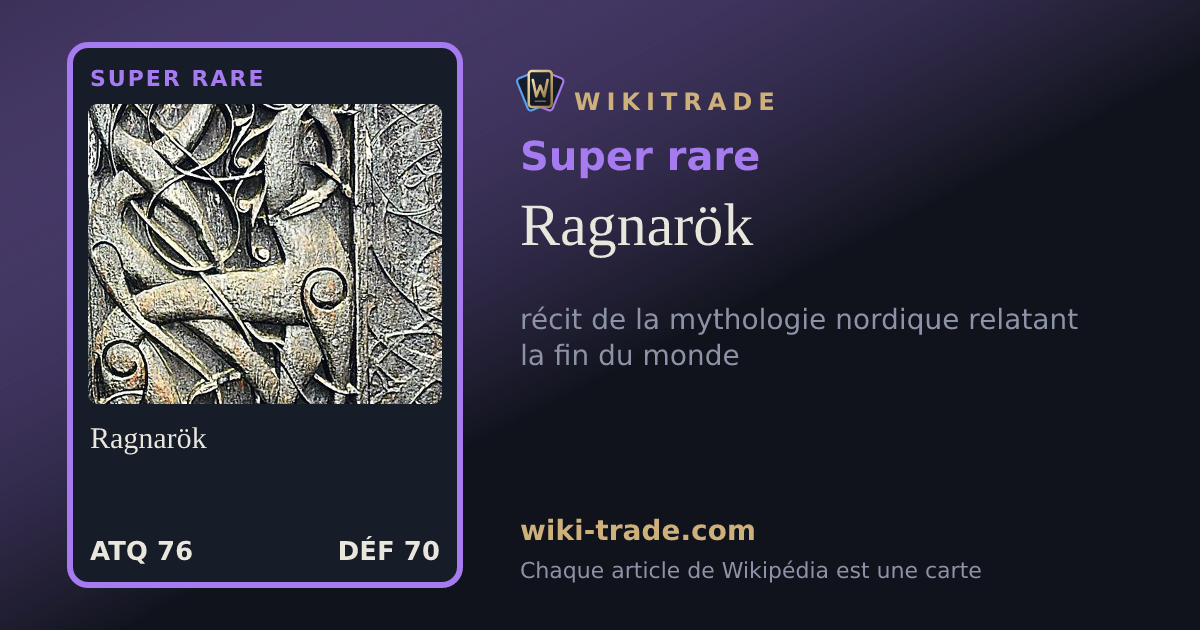 Ragnarök — carte Super rare