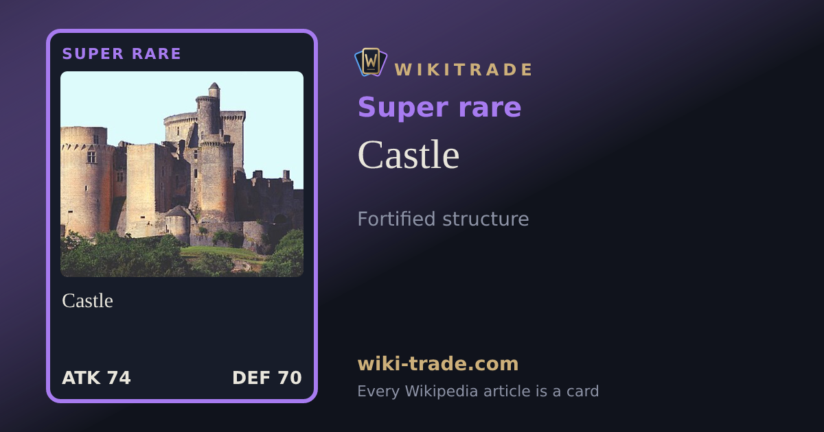 Castle — Super rare card
