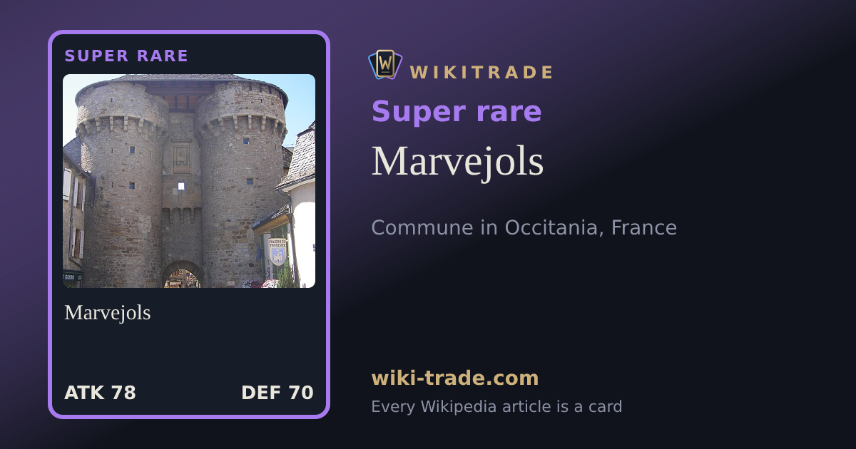 Marvejols — Super rare card