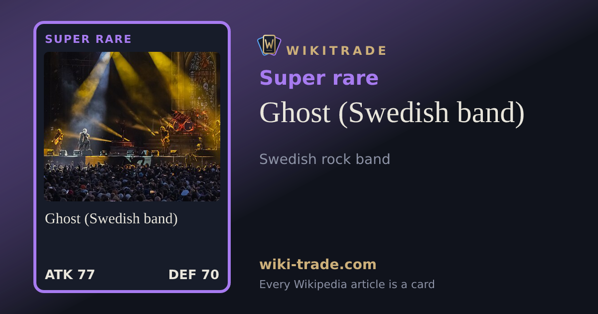 Ghost (Swedish band) — Super rare card
