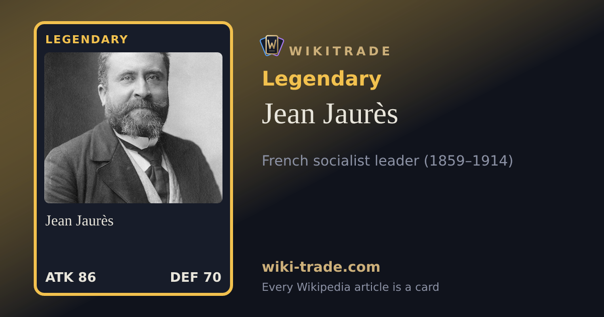 Jean Jaurès — Legendary card