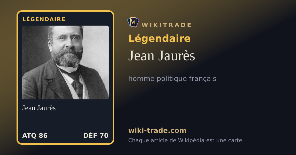 Jean Jaurès — carte Légendaire