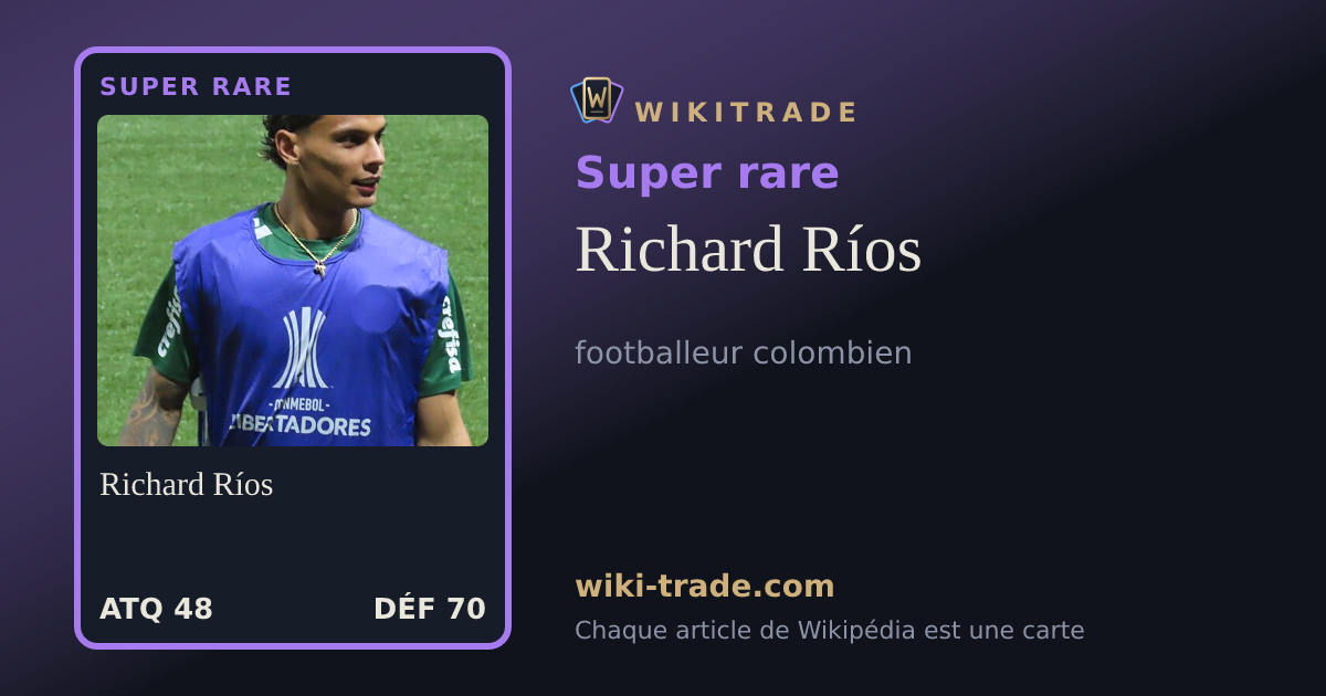 Richard Ríos — carte Super rare