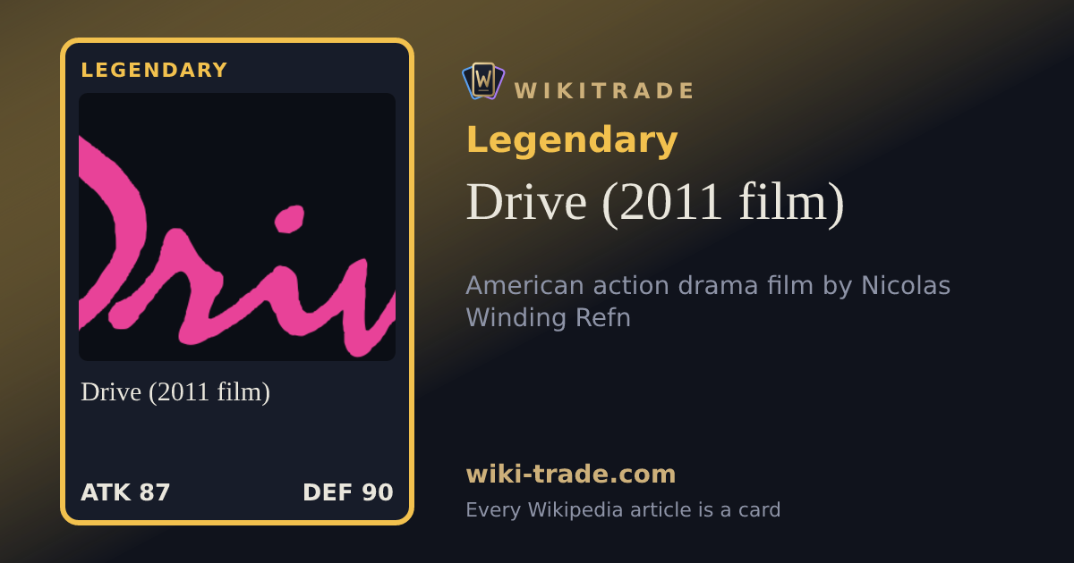 Drive (2011 film) — Legendary card