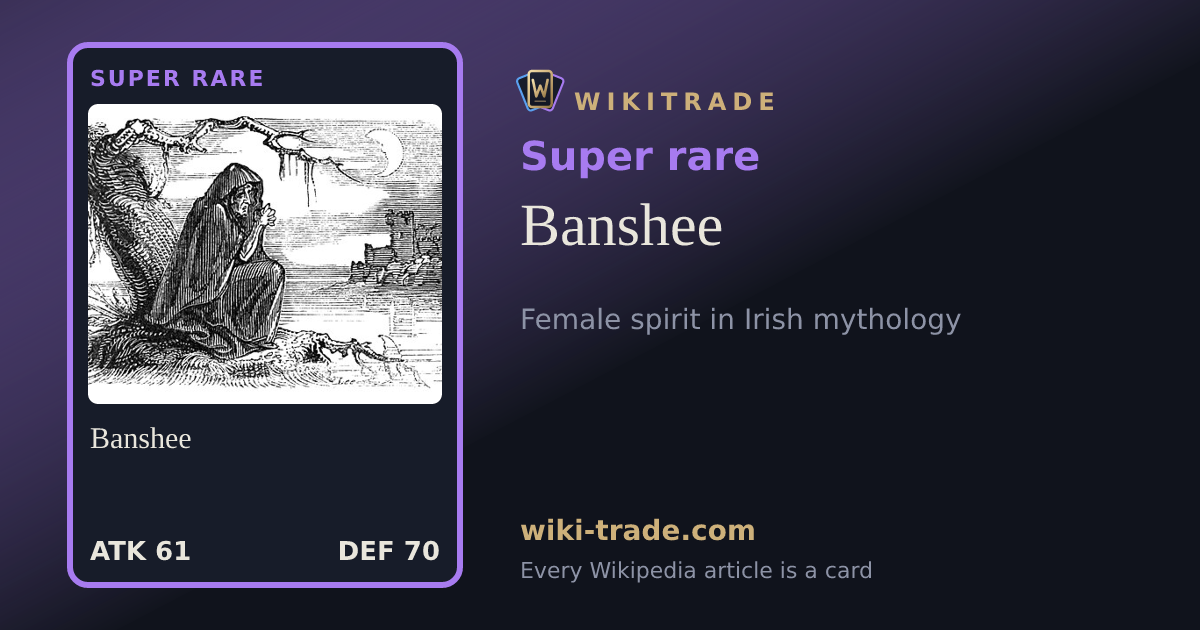 Banshee — Super rare card