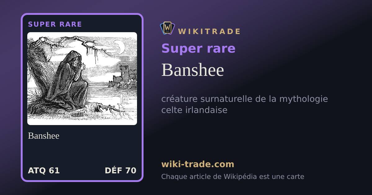 Banshee — carte Super rare