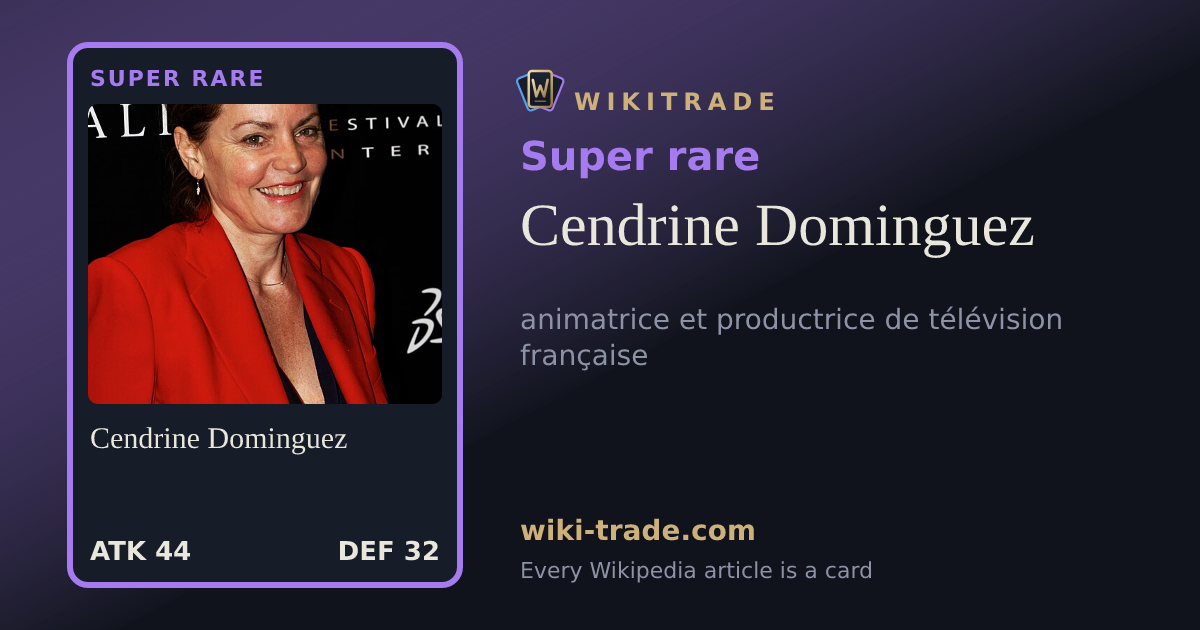 Cendrine Dominguez — Super rare card