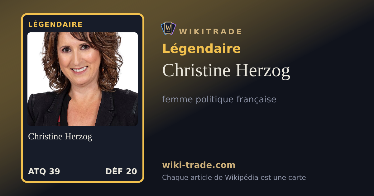 Christine Herzog — carte Légendaire