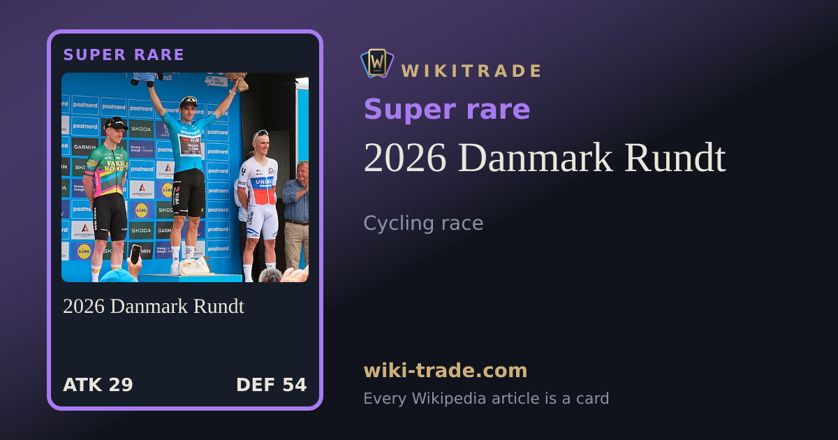 2026 Danmark Rundt — Super rare card