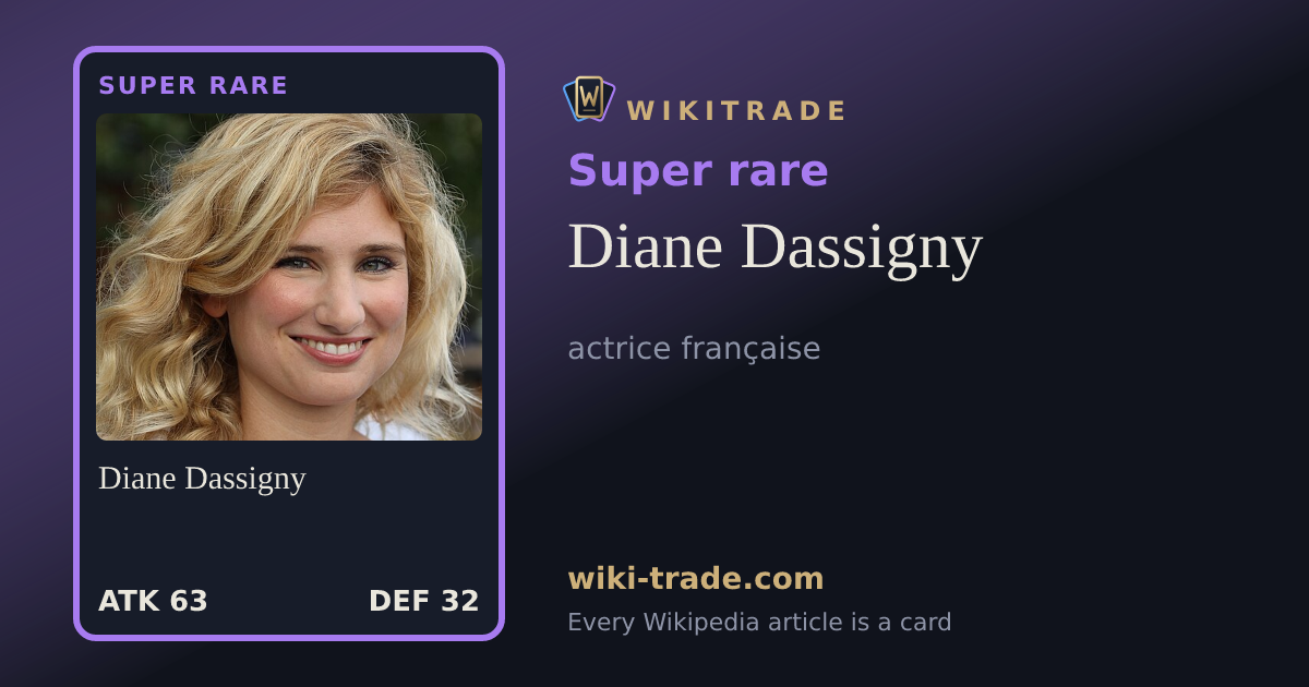 Diane Dassigny — Super rare card