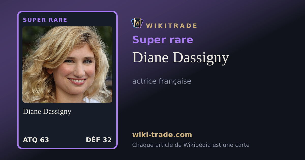 Diane Dassigny — carte Super rare