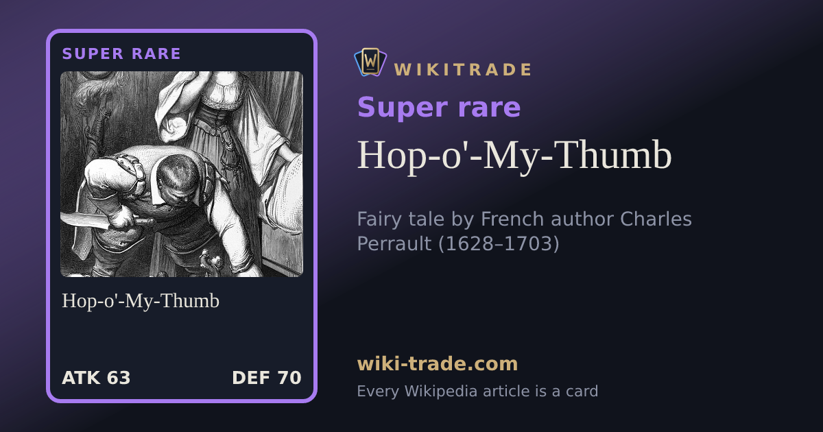 Hop-o'-My-Thumb — Super rare card