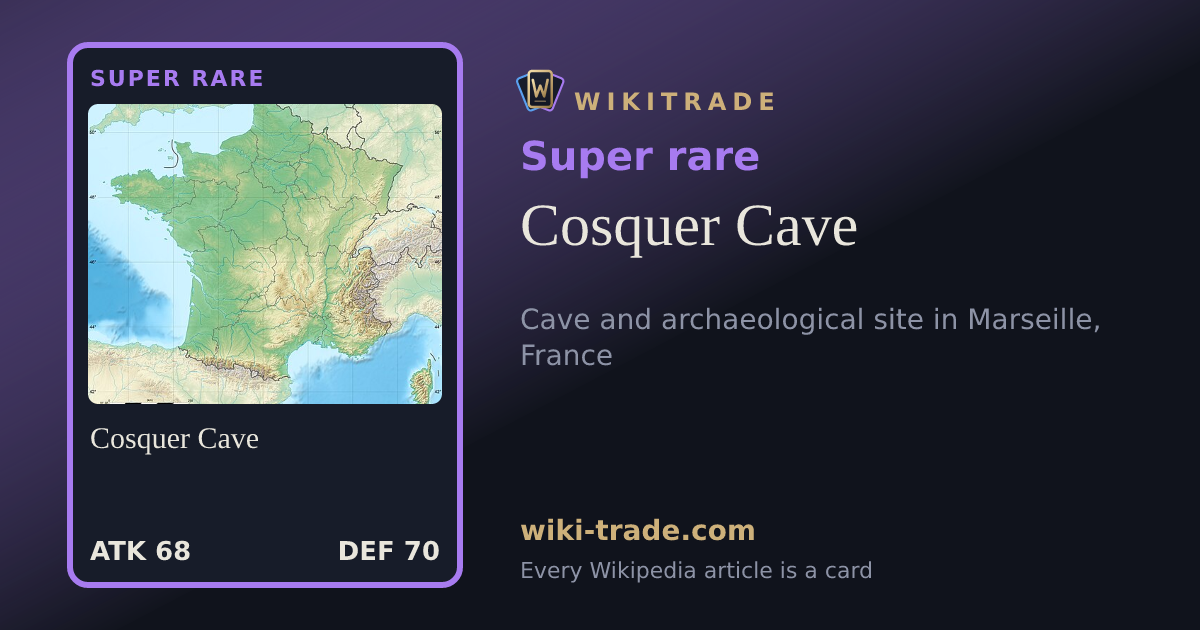 Cosquer Cave — Super rare card