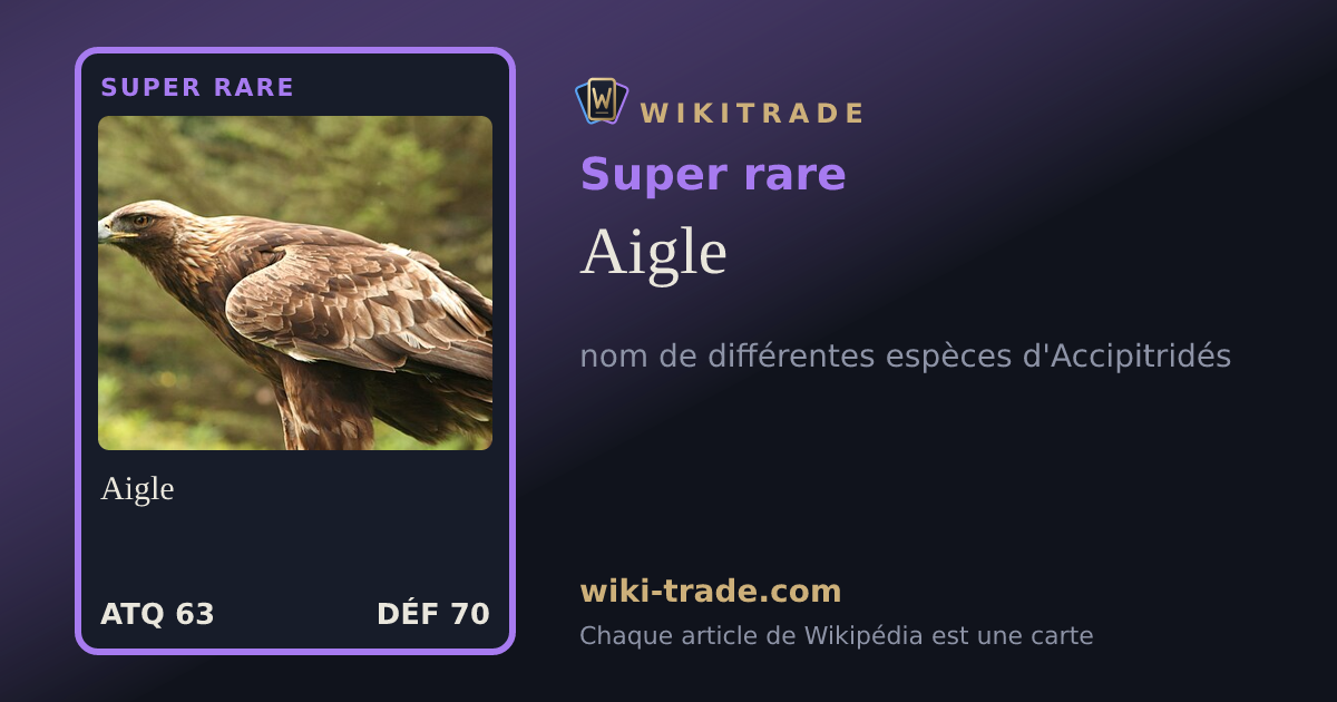 Aigle — carte Super rare
