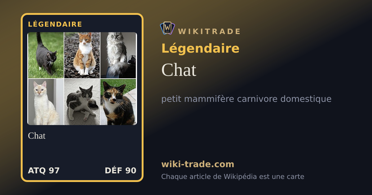 Chat — carte Légendaire