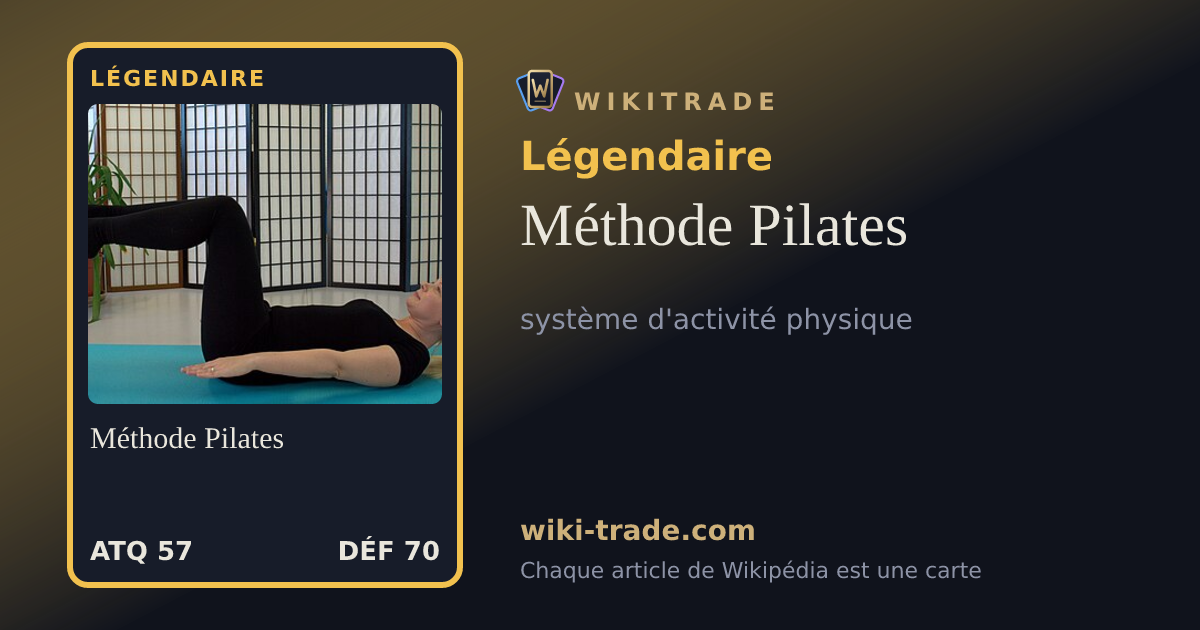 Méthode Pilates — carte Légendaire